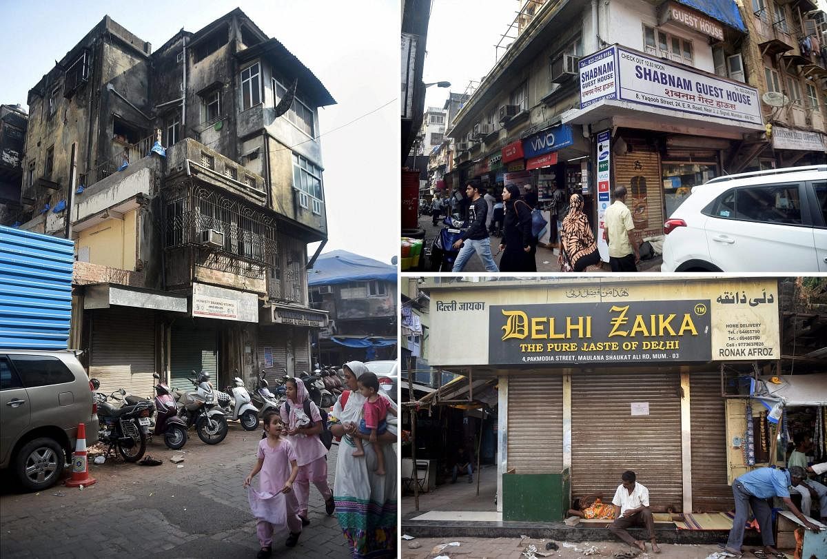 Combo pictures of Dawood Ibrahim's three properties Damarwala, Shabnam Guest House and Delhi Zaika hotel, which were auctioned under Smugglers and Foreign Exchange Manipulators (SAFEMA) Forfeiture of Properties Act at the IMC Chamber in Mumbai on Tuesday. PTI Photo by Mitesh Bhuvad