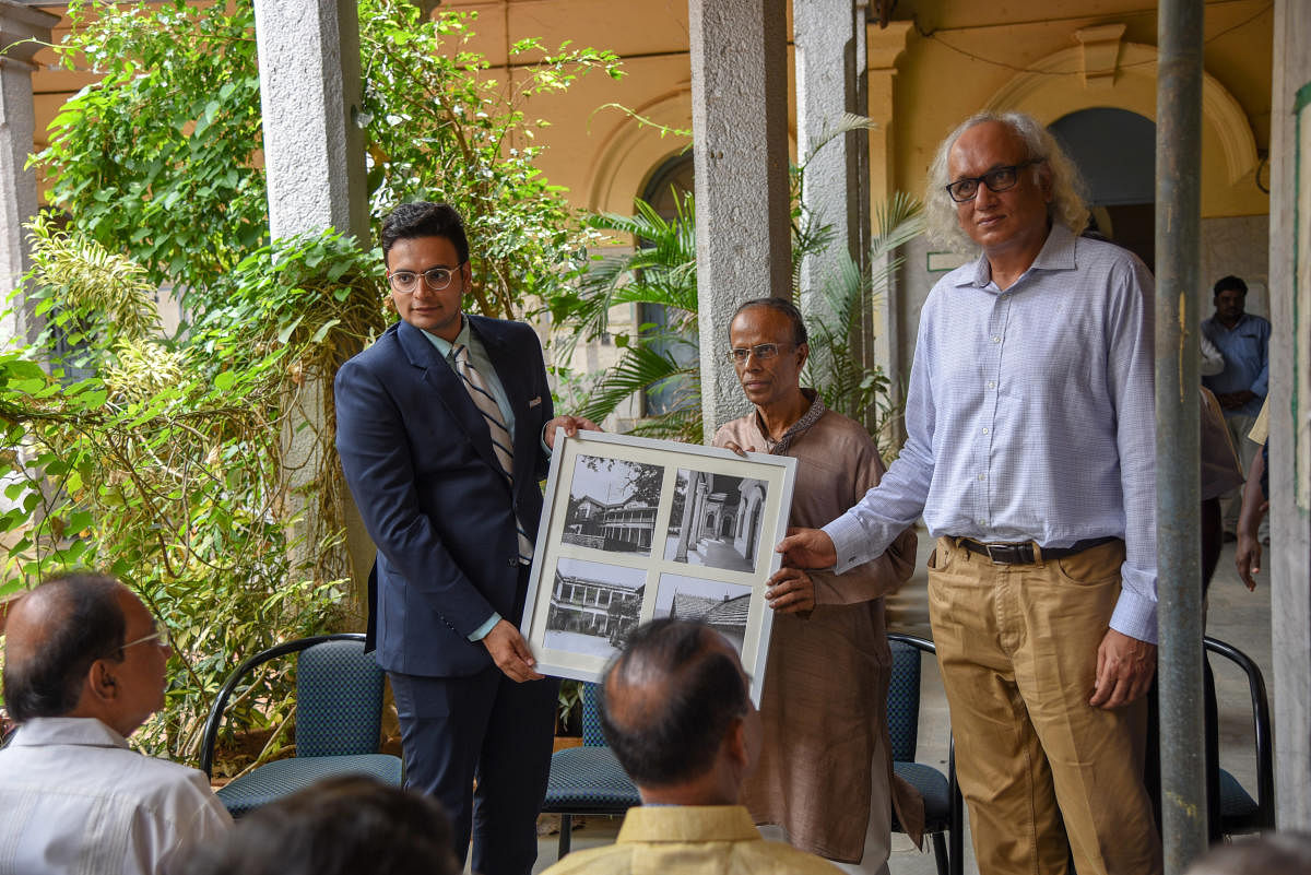 Yaduveer Krishnadatta Chamaraja Wadiyar, scion of Mysuru Royal family, laid the foundation stone for the work on Thursday and planted a sapling.