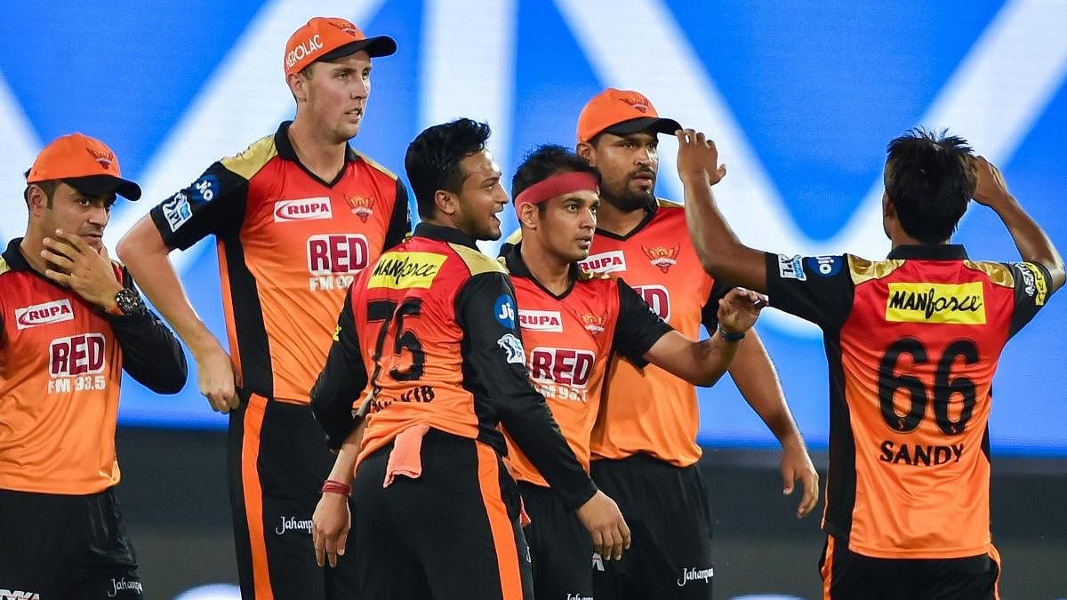 Both the Sunrisers and the Super Kings have six points each from four matches, having lost just one game so far, and a win by either side at the Rajiv Gandhi International Stadium at Uppal will take them to the top of the table. PTI Photo