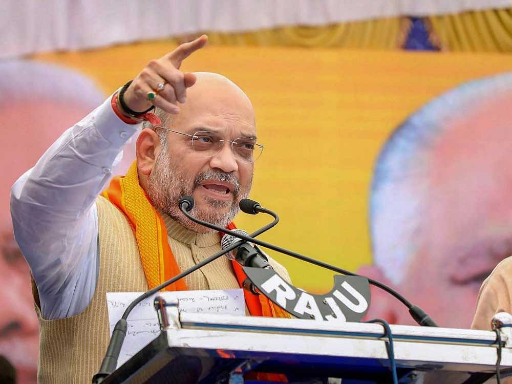 In a blog released in counter to Congress' programme 'Save Constitution Day', Shah said if there was one political party post-independence that has "trampled" upon the Constitution "in letter and spirit, time and again, it is the Congress party". (PTI file photo)