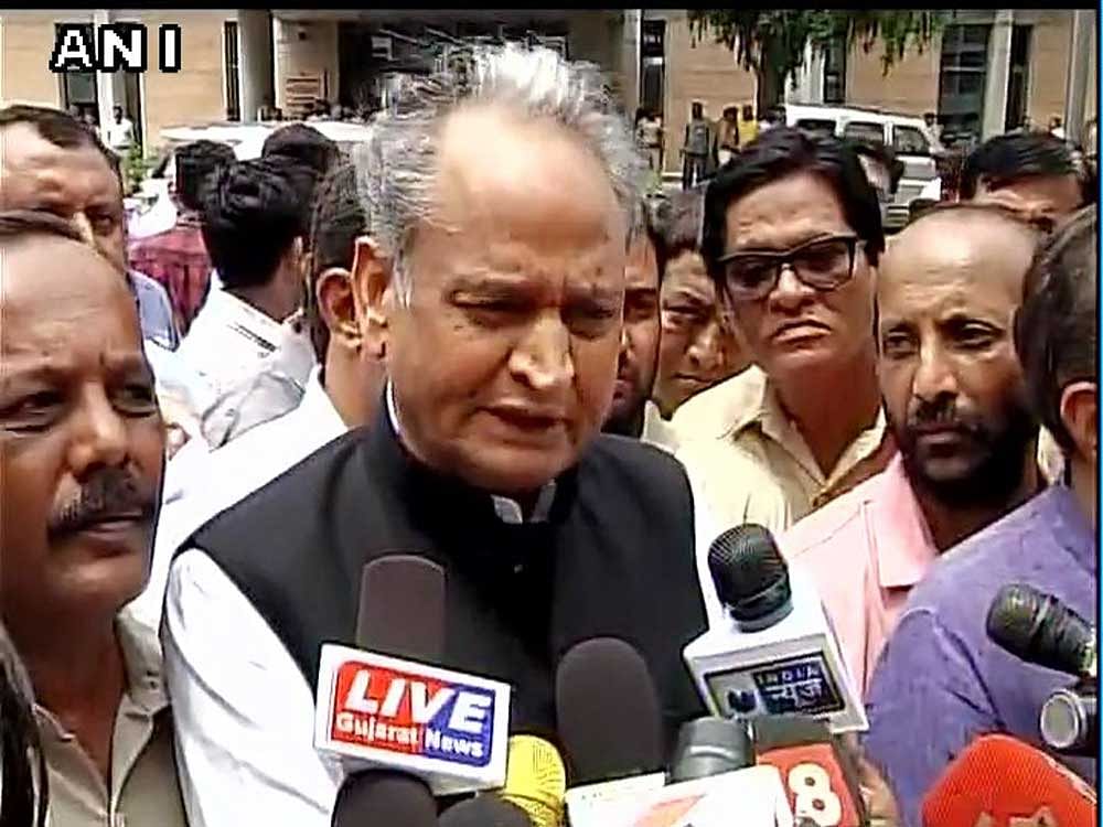 In picture: Former chief minister Ashok Gehlot. ANI file photo. 