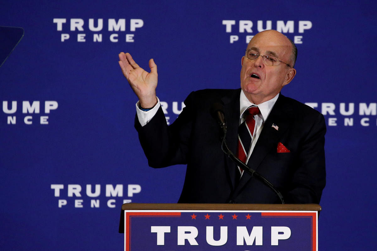 Rudy Giuliani. Reuters file photo.