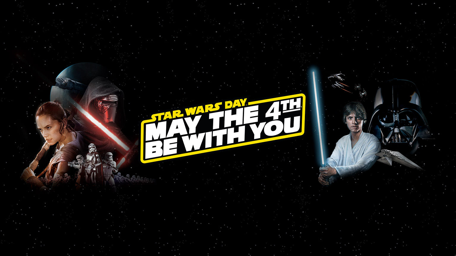 The poster of Star Wars Day - May The 4th Be With You. (Courtesy: https://www.starwars.com)