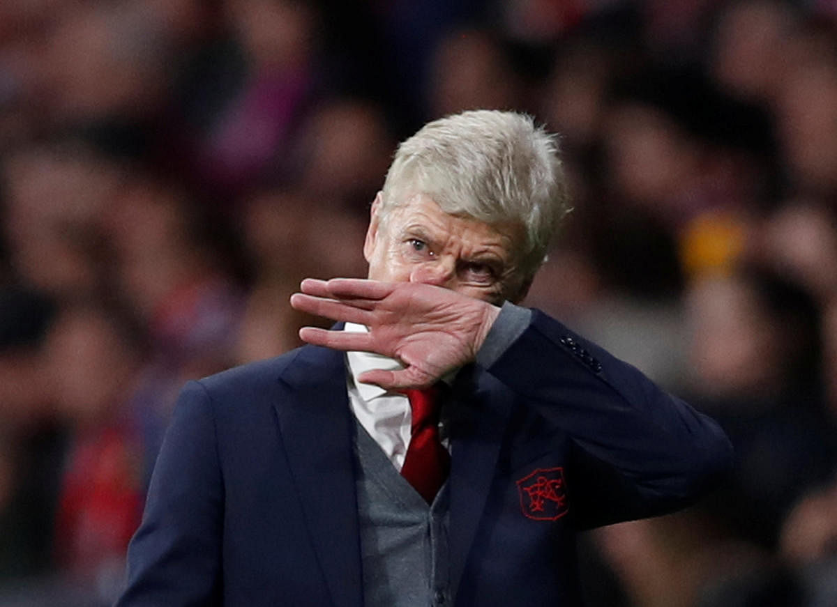 The defeat ends Wenger's hopes of leaving Arsenal on a high. Reuters