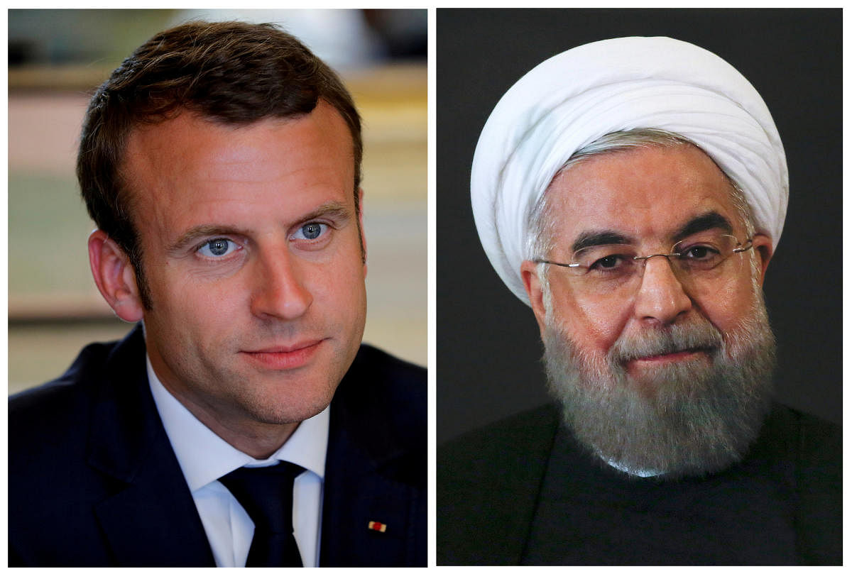 Macron assured Rouhani of France's desire to keep the nuclear accord alive and pressed Tehran to do the same. (Reuters file photo)