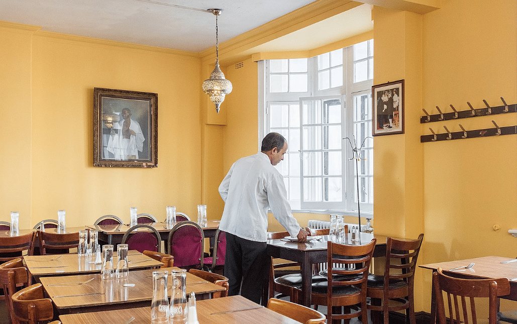 The India Club restaurant at the Hotel Strand Continental in London. Photo: India Club/Hotel Strand Continental