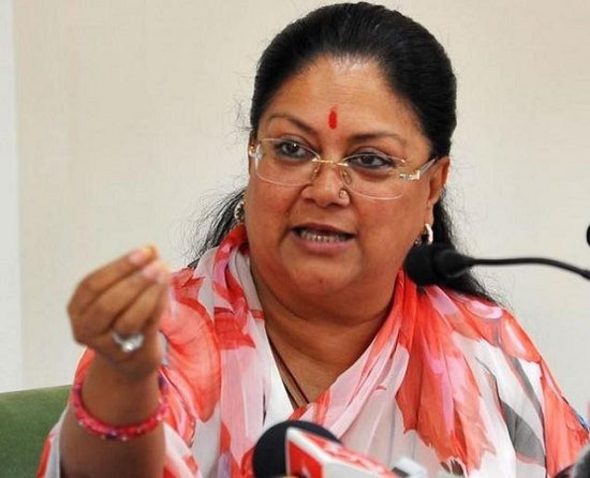 Vasundhara Raje is currently occupying two bungalows, one allotted as the opposition leader where she is currently staying and other, 8 Civil Lines, the official residence of the chief minister.