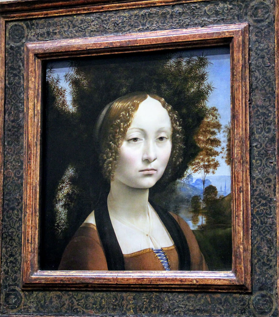 Ginevra de' Benci, often referred to as Washington’s own Mona Lisa