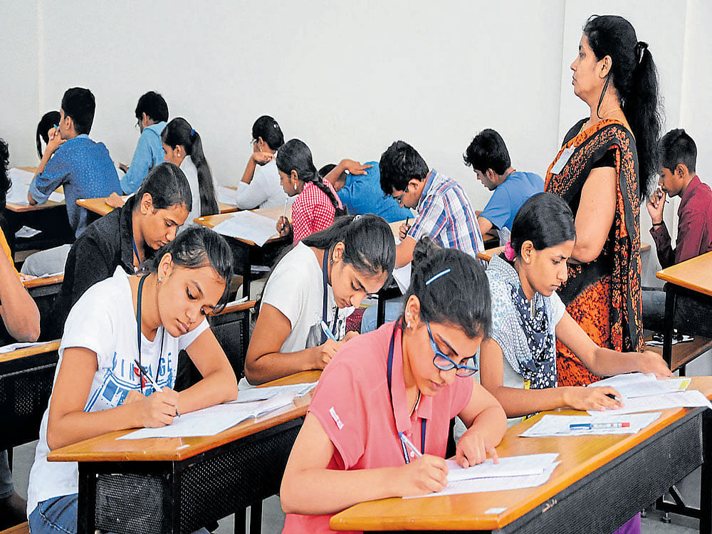 Sunday saw a rush at centres around the city where the exams were conducted. Representational Image