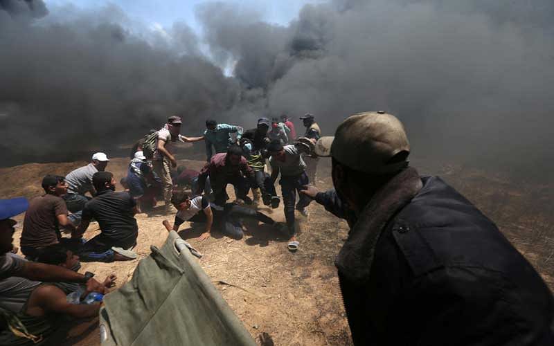 Israel faced widespread condemnation after its forces killed at least 55 Palestinians in Gaza during protests coinciding with the opening of the US embassy in Jerusalem. Reuters photo