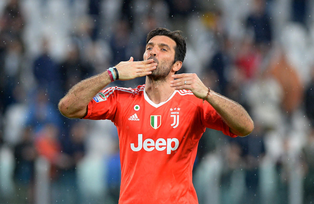 Legend: Juventus' Gianluigi Buffon will make his final appearance for the club against Verona on Saturday. Reuters.