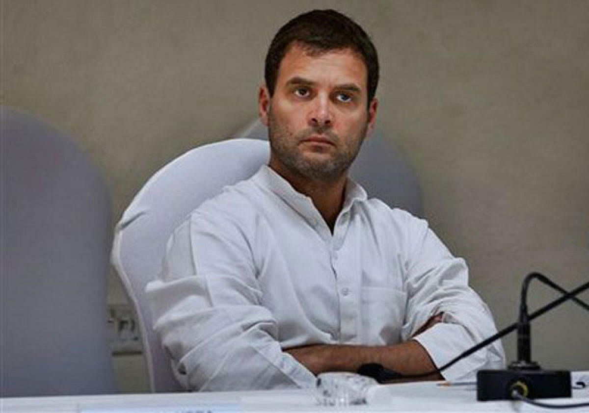 Congress President Rahul Gandhi. File Photo
