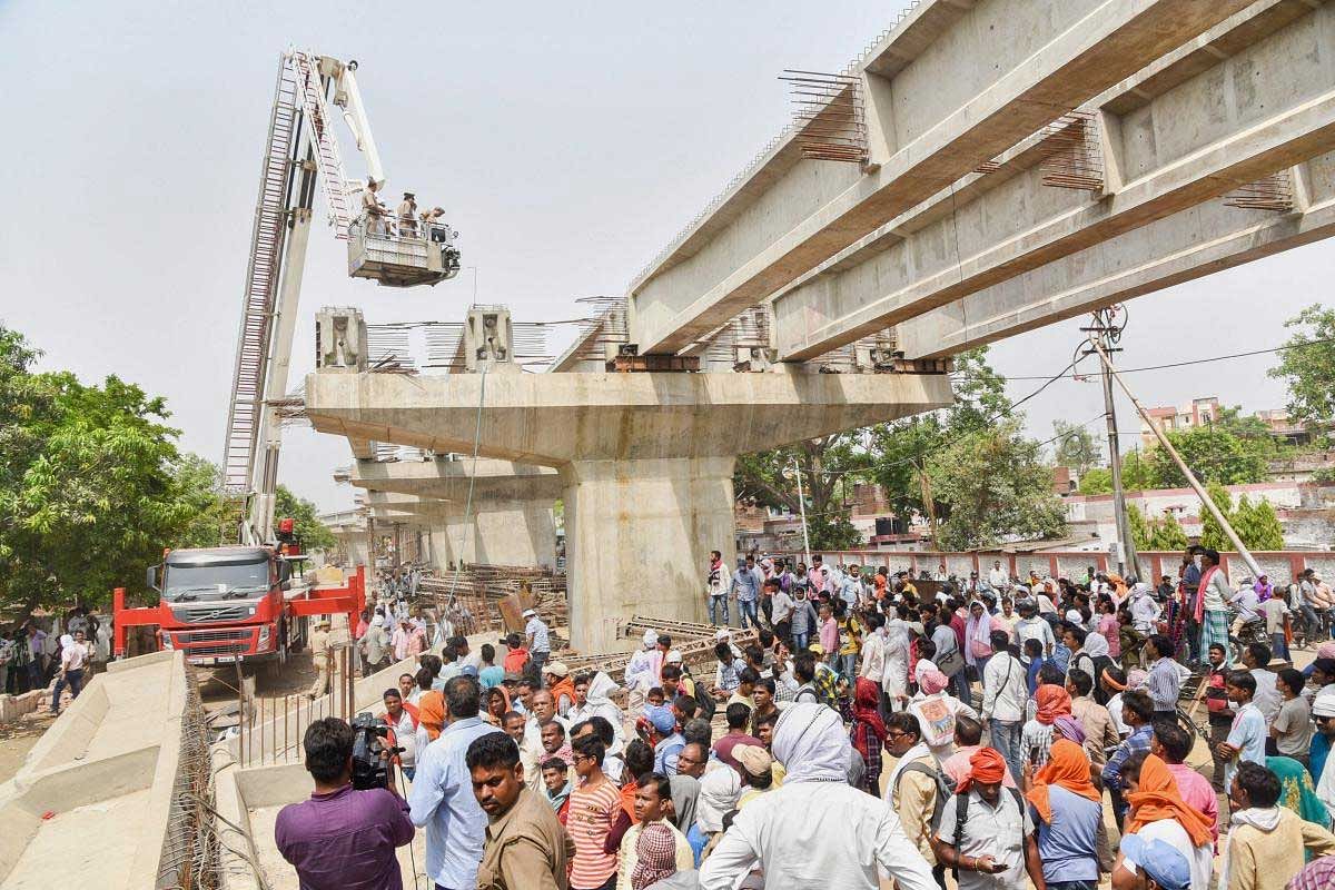 The Uttar Pradesh government on Thursday removed UP State Bridge Corporation Managing Director Rajan Mittal in the wake of the Varanasi flyover collapse earlier this week. PTI file photo