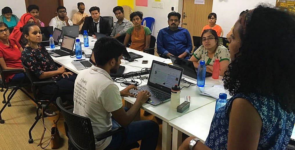 A training session we he held earlier in Amnesty International India's Bengaluru office. (Image courtesy: https://amnesty.org.in/)