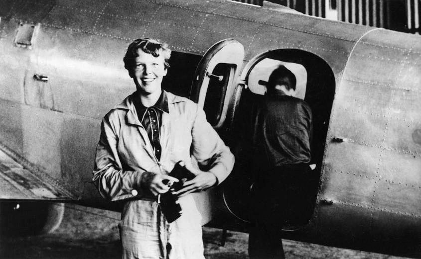  Amelia Earhart. Image Courtesy: Wikimedia Commons