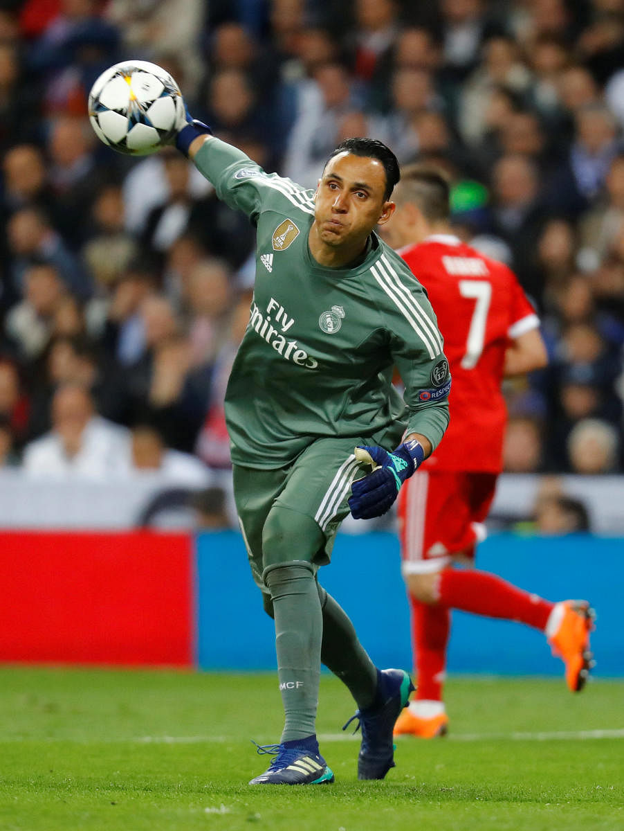 UNDER PRESSURE Real Madrid's Keylor Navas and Liverpool's Loris Karius will have a point to prove when the two sides lock horns in the Champions League final in Kiev on Saturday. REUTERS 