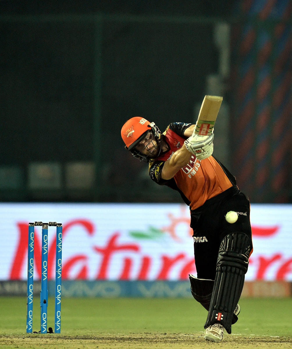 Sunrisers Hyderabad captain Kane Williamson said that his team fell short of 15-20 runs against Chennai Super Kings in the Qualifier 1. PTI FILE PHOTO