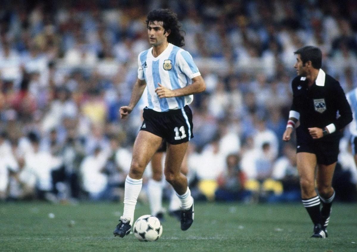 Mario Kempes was a revelation for Argentina netting six goals in the 1978 World Cup.