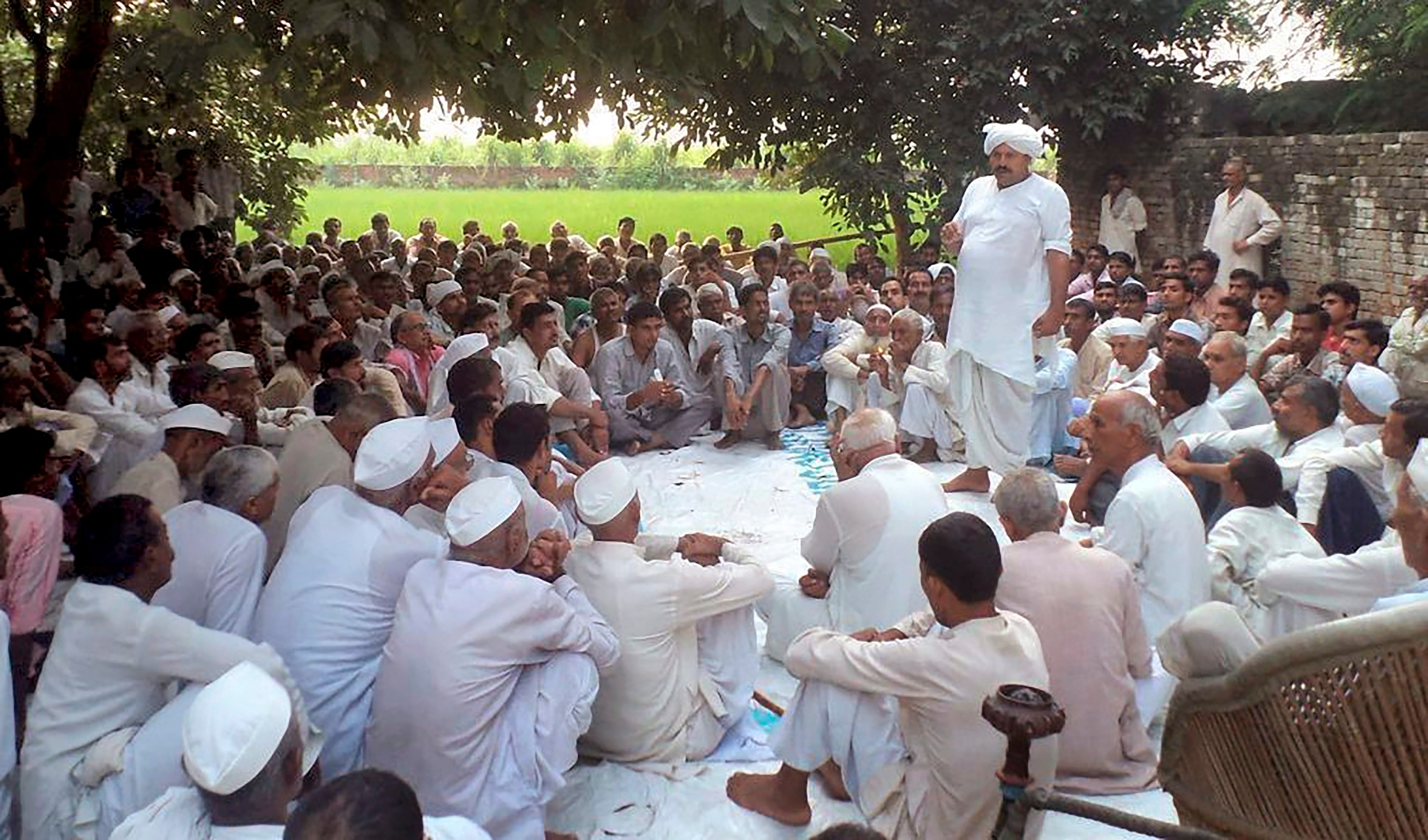 Khap panchayats, many of them self-styled, have been inimical to same-gotra marriages and marriage to those within the same village, which is why representatives of the khaps now feel a need to formally "educate" boys and girls from childhood on the do’s and don’ts of a marriage. PTI file photo