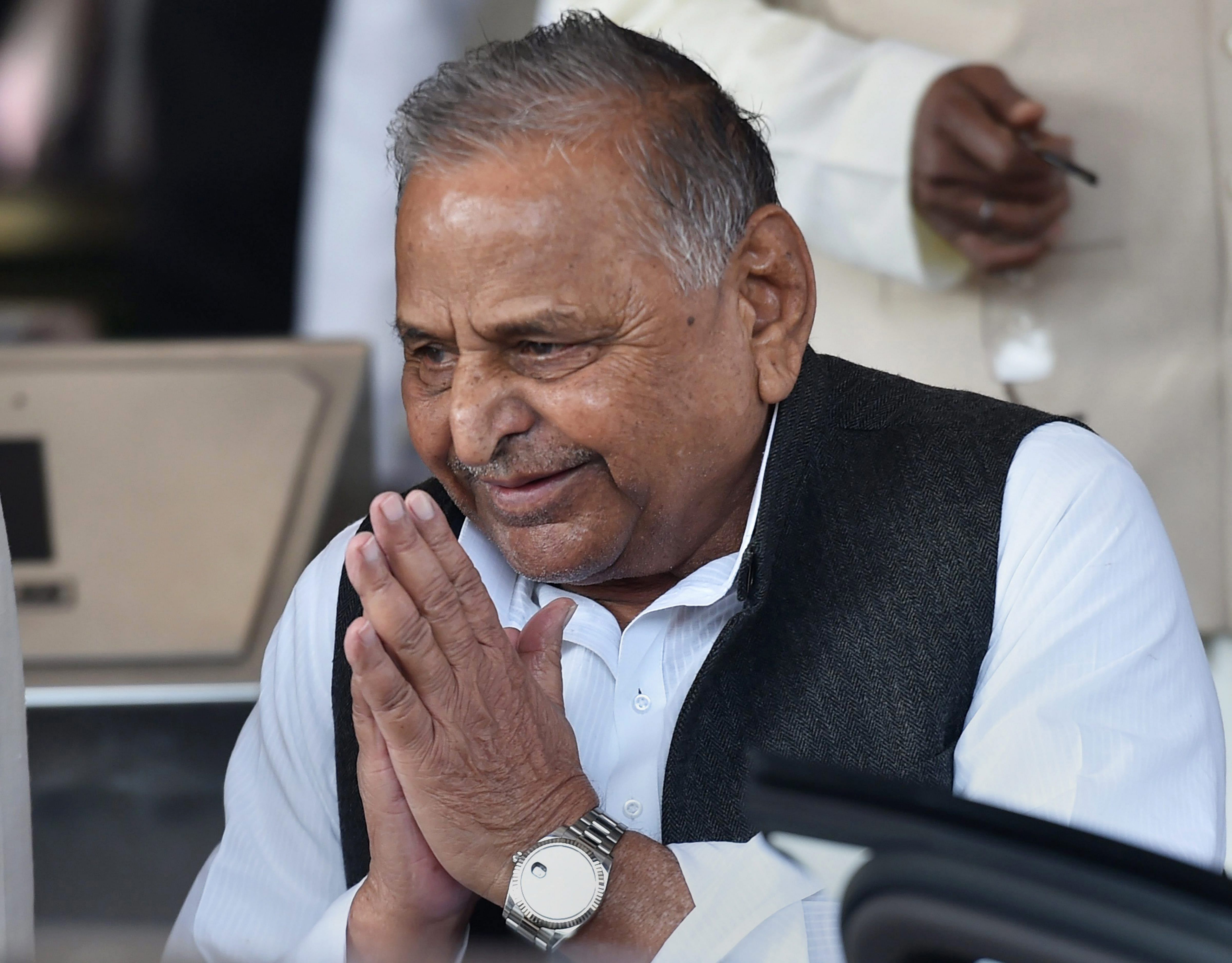 Former UP chief ministers Mulayam Singh Yadav and his son Akhilesh, in their plea filed through advocate Garima Bajaj, have sought appropriate time to vacate their official bungalows. PTI file photo