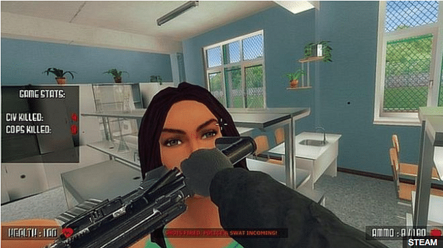 A screenshot of the game 'Active Shooter'.