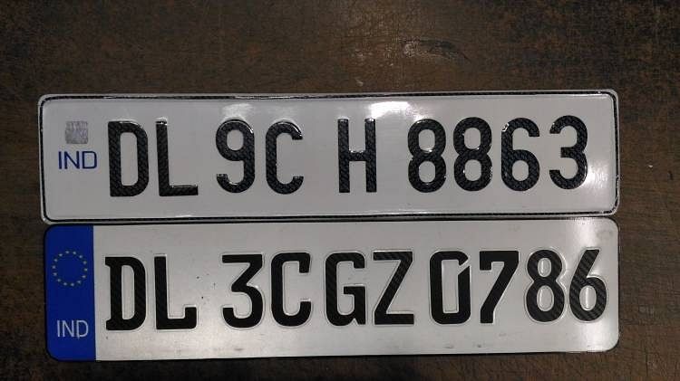 Only recently, RTOs introduced a new number plate format with a blue strip to the left of the plate, aping the Euro plates, the whole thing underscored by the label INDIA or IND, as if but for such an enlightening legend, we would be in serious doubt as to the nationality.