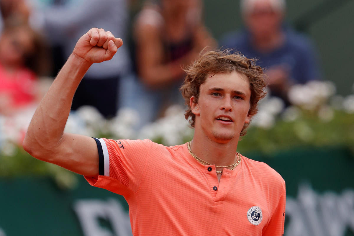 Germany's Alexander Zverev has survived two five-set thrillers at the French Open so far. Reuters