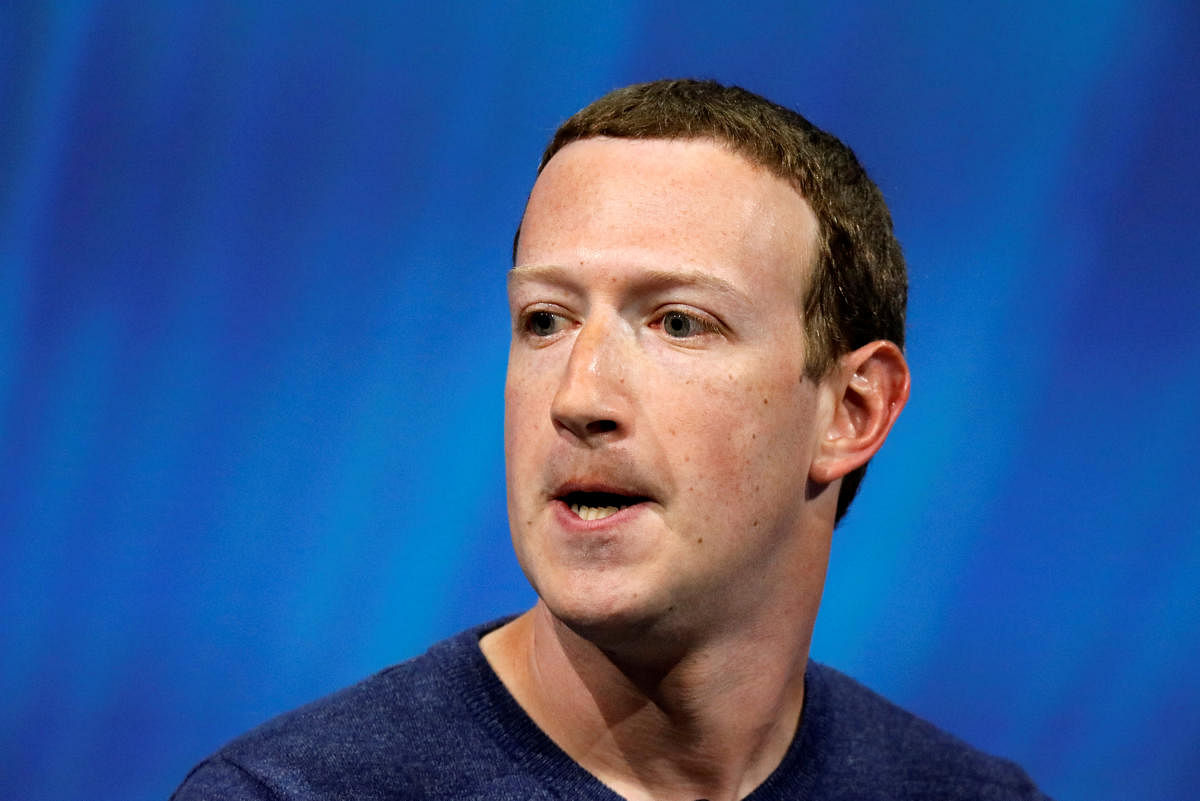 Facebook's founder and CEO Mark Zuckerberg. Reuters File Photo