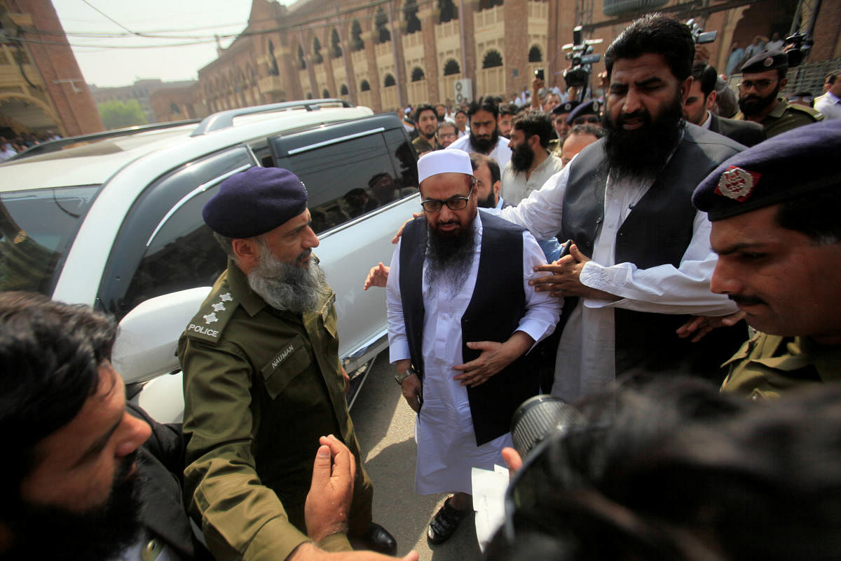 The JuD activists and sympathisers have taken the nomination papers from the ECP and are fielding their candidates on the platform of the AAT. (Reuters file photo)