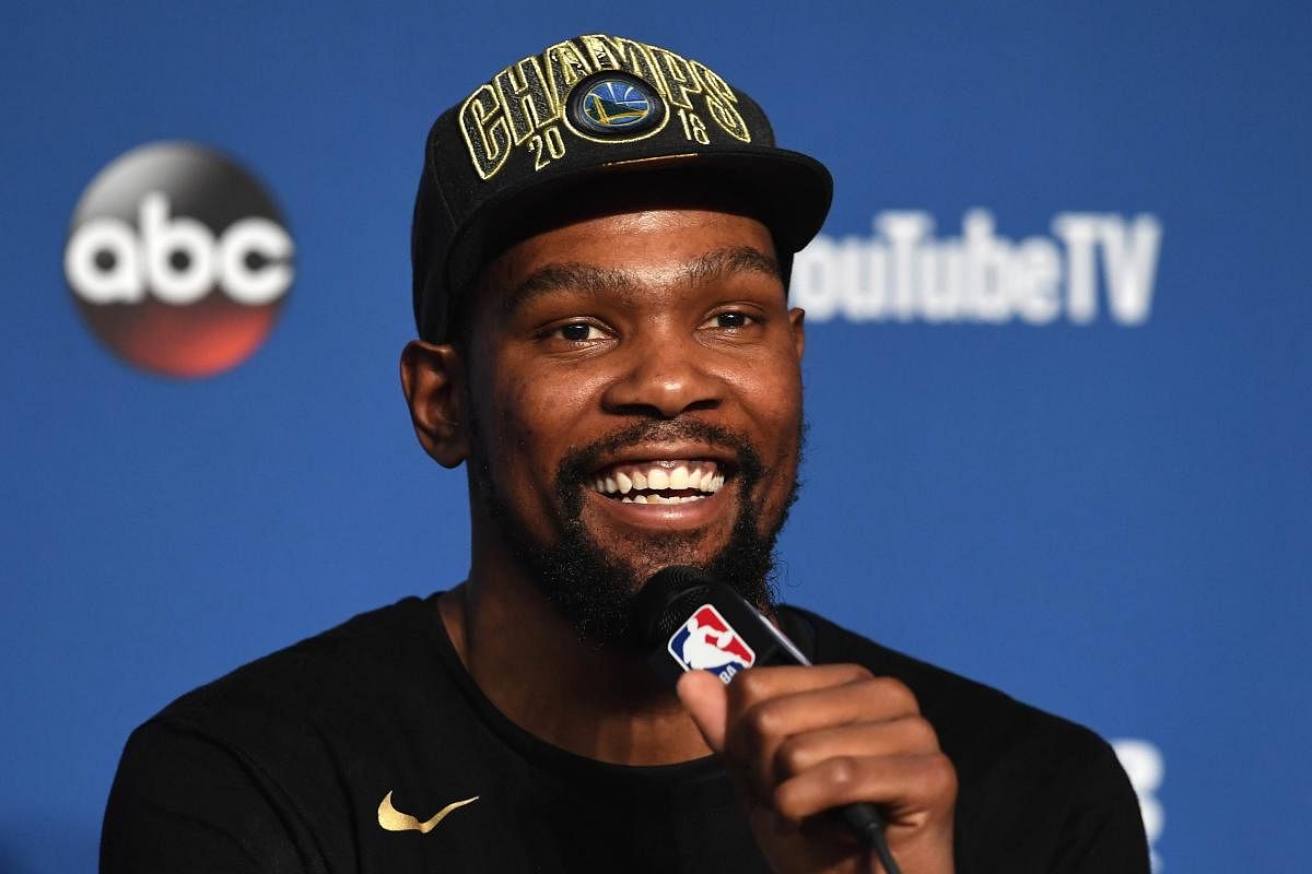 Golden State Warriors Kevin Durant said he is in for the long haul. AFP 