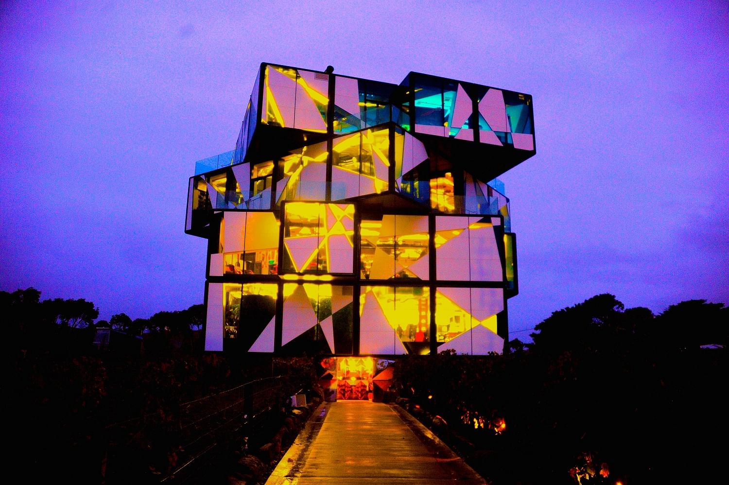 The facade of The Cube. Photo by author