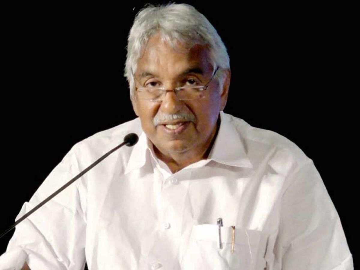 Oommen Chandy. DH file photo