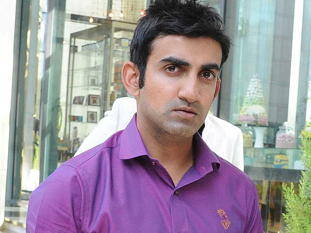 Gautam Gambhir. DH file photo.