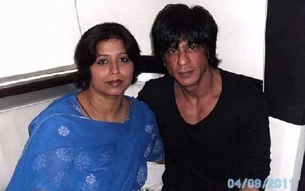 Noor Jehan with Shahrukh Khan. Image source: Twitter