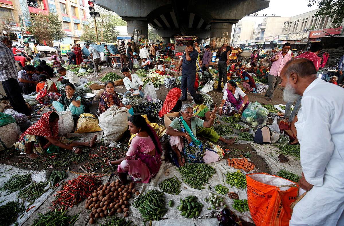 Inflation in vegetables climbed to 2.51 per cent in May, while in the previous month it was (-)0.89 per cent. (Reuters file photo)