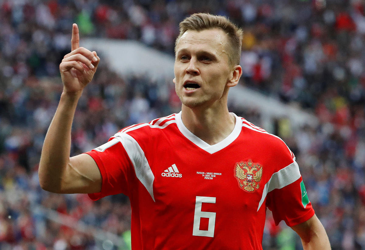 Cheryshev emphatically seized on the opportunity which Russia midfielder Alan Dzagoev's injury presented him by producing a mesmerizing piece of skill to dance past two Saudi Arabia defenders in the area before smashing the ball into the roof of the net for Russia's second goal of the game.
