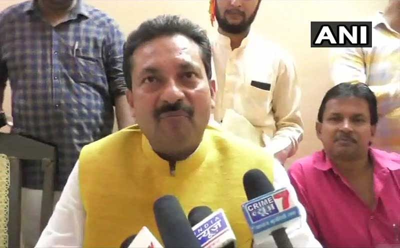 In picture: Sanjay Gupta, BJP MLA from Chail in UP's Kaushambi district. ANI photo.
