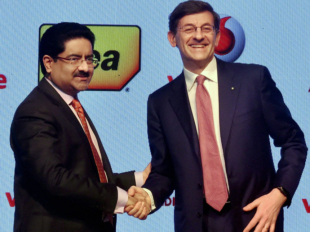 Idea and Vodafone have decided to combine their operations to create the country's largest telecom operator worth over USD 23 billion (or over Rs 1.5 lakh crore), with a 35 per cent market share and a subscriber base of around 430 million. PTI file photo