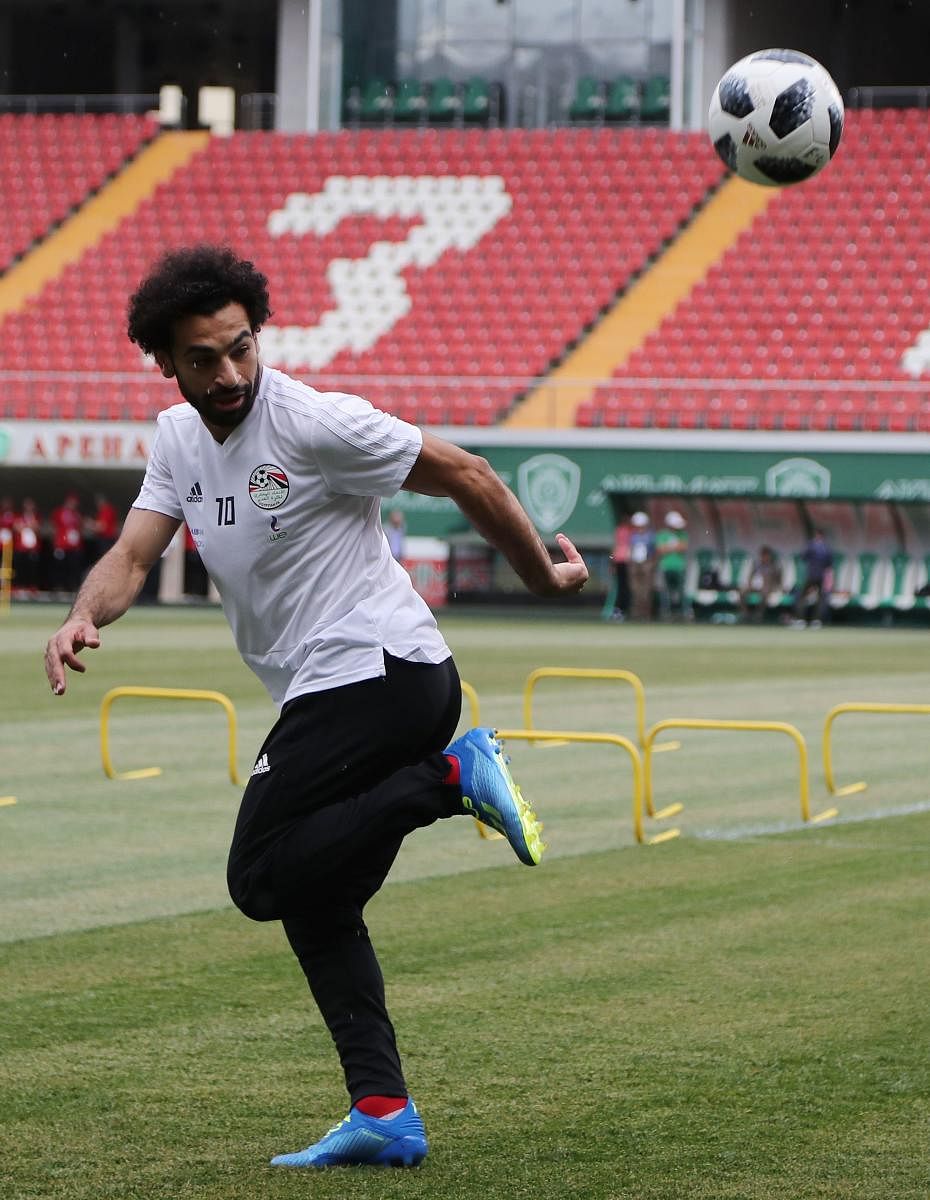 TESTING TIMES Mohamed Salah, who has been declared 100 percent fit, will have to fire on all cylinders if Egypt wish to keep their World Cup hopes alive. AFP