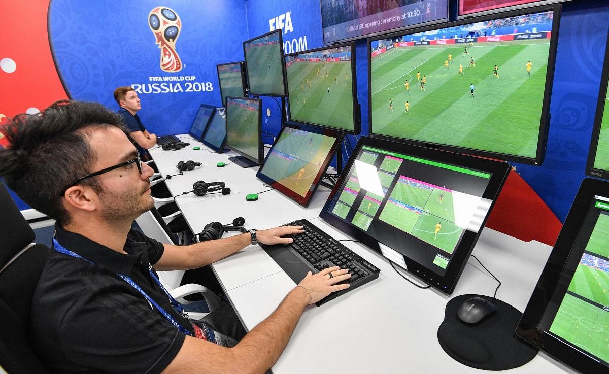 STARTING TROUBLES Many experts feel there is major inconsistency in the implementation of VAR, used for the first time in a World Cup this time. AFP