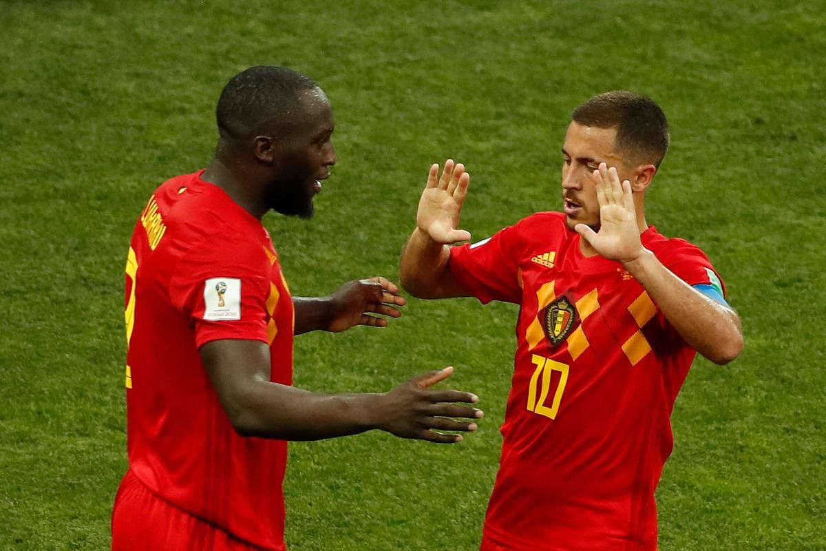 Belgium captain Eden Hazard's half-time talk ignited the hunger in Romelu Lukaku, who went on to score two goals against Panama. AFP