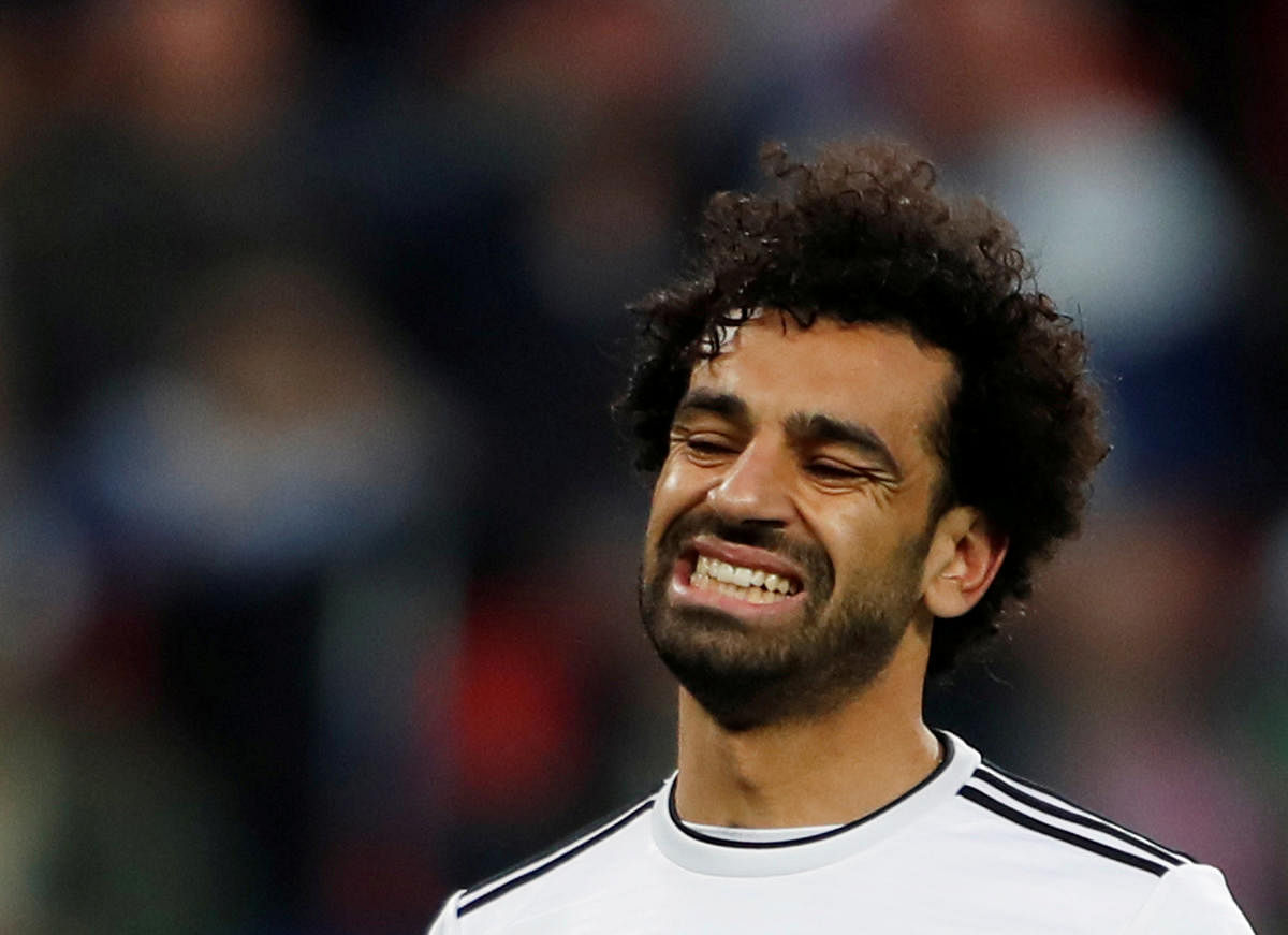 TOUGH TIMES: Egypt's striker Mohamed Salah, known for being a lethal finisher, wasn't at his best against Russia. Reuters