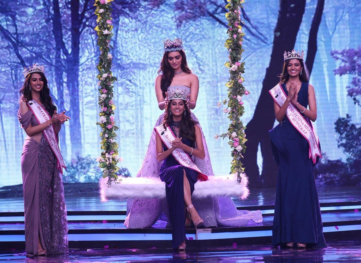 Tamil Nadu's Anukreethy Vas crowned Miss India World 2018. (Twitter/@feminamissindia)