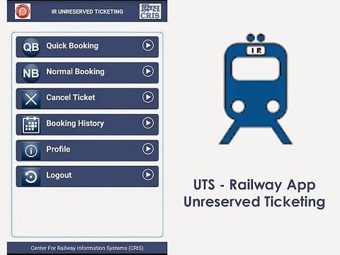 A screenshot of the Unreserved Ticketing System mobile application