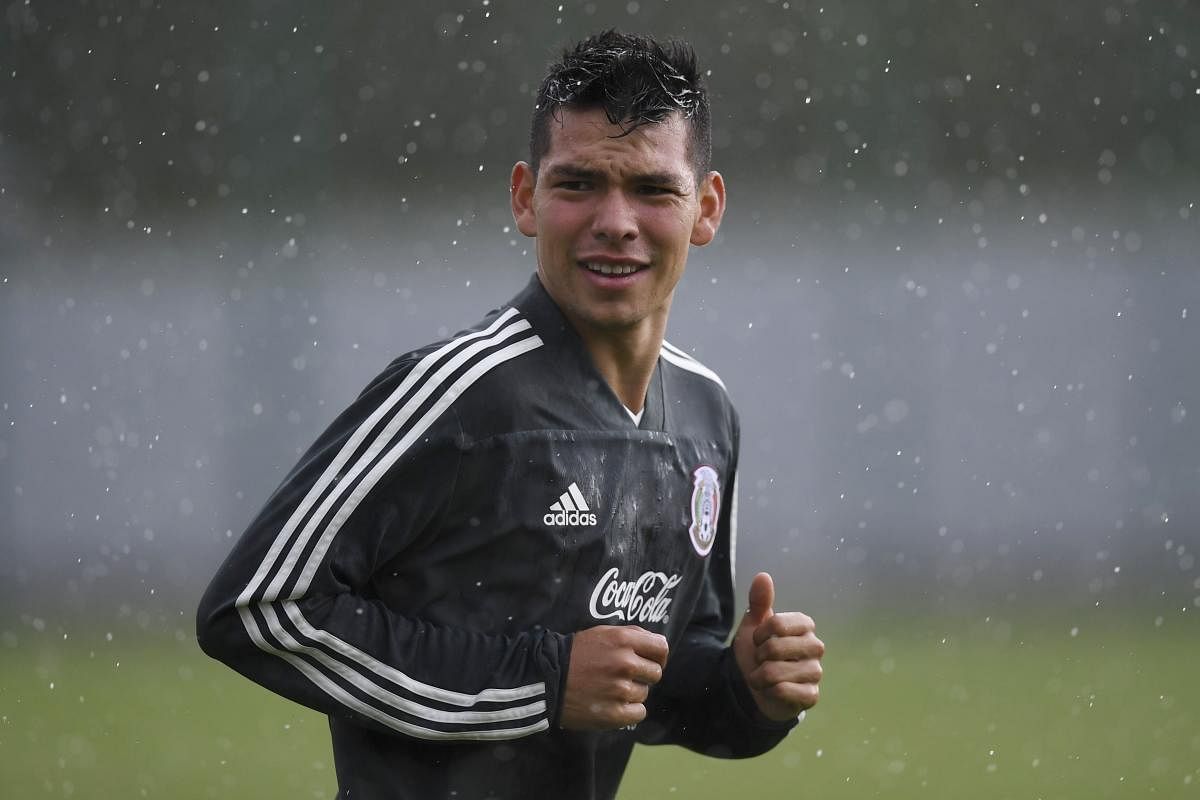 Forward Hirving Lozano could play a key role in Mexico's fortune when they play South Korea. AFP