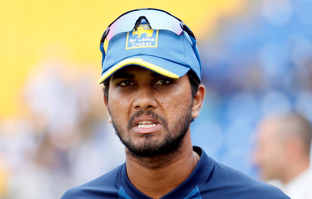 Sri Lanka's captain Dinesh Chandimal. Reuters