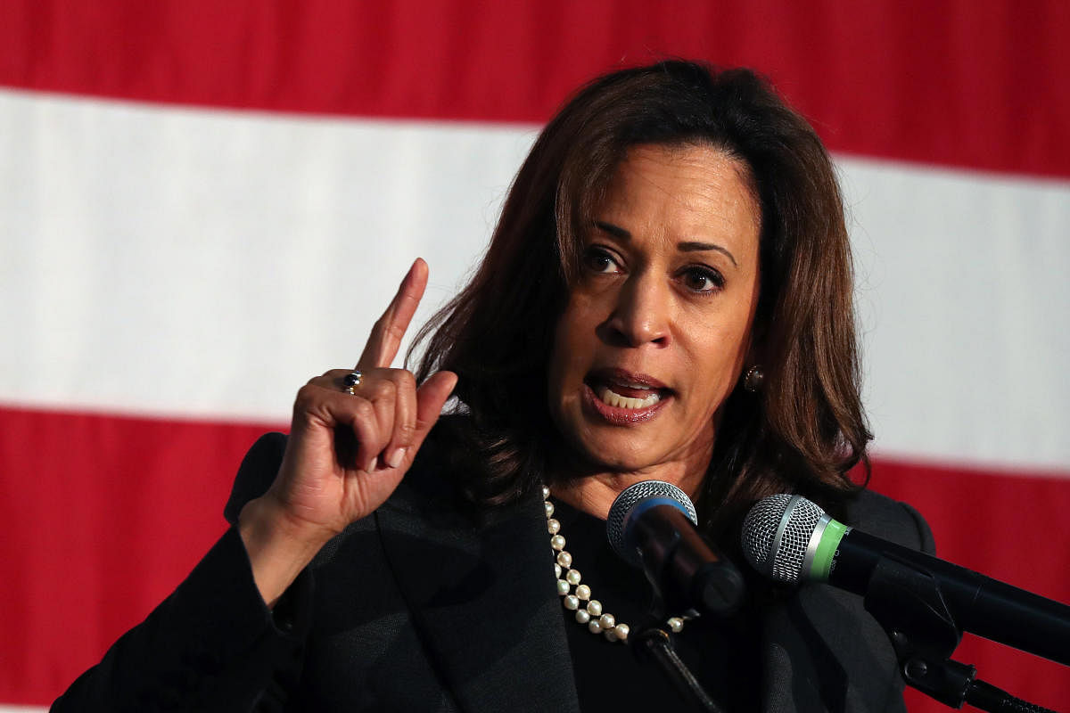 Kamala Harris demanded immediate reunification of separated families. (Reuters file photo)