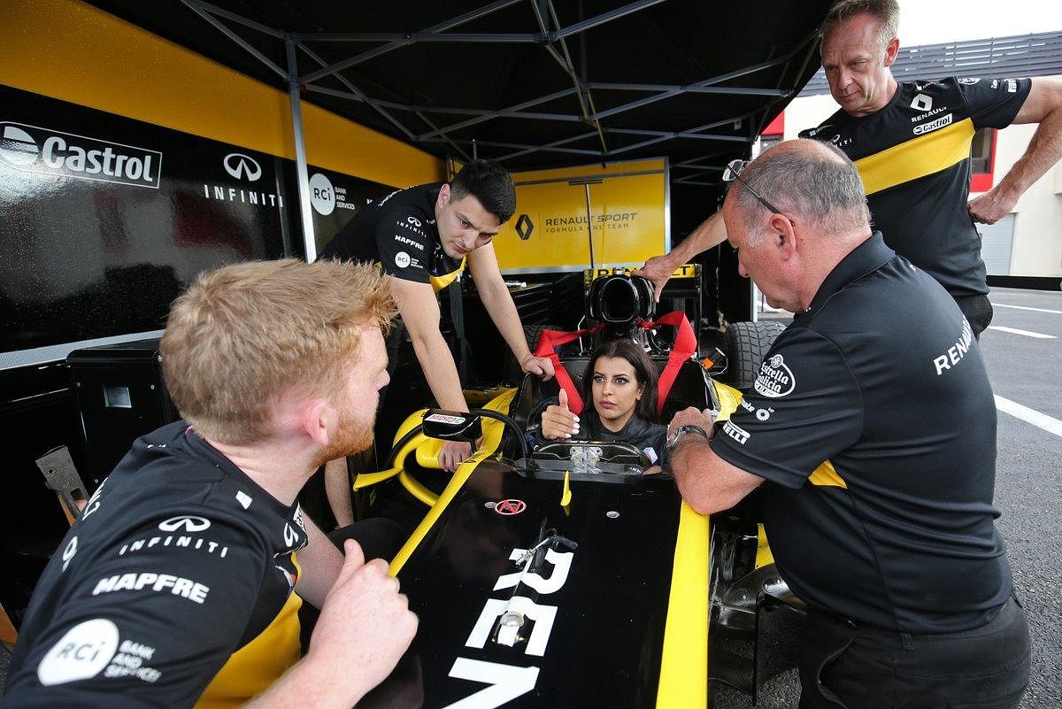Aseel, who is a member of the FIA Women in Motorsport Commission, is a keen driver and motorsport enthusiast who took part in a training day on June 5 at the circuit. (Image courtesy Twitter)