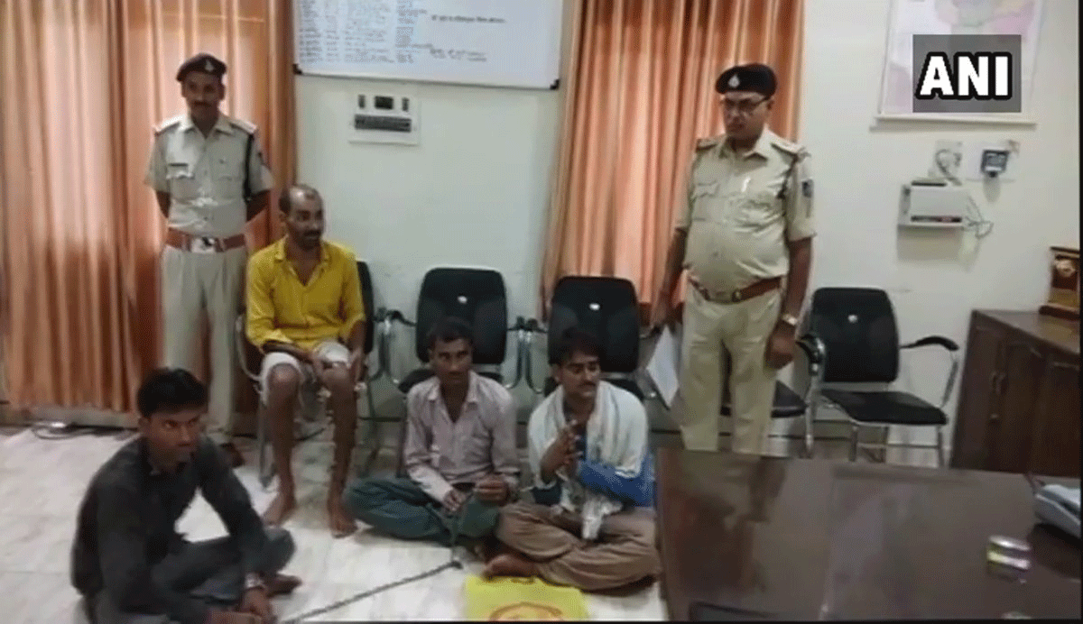 The police on Sunday night arrested the sarpanch of Dharampur village and four others in connection with the incident which occurred last week, Deri police post's assistant sub-inspector (ASI) Ramsewak Jha said. ANI photo