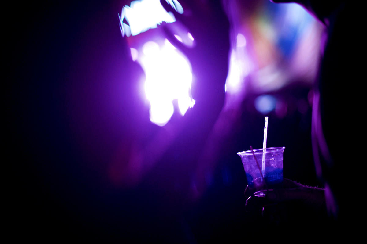 Revellers drink alcohol in a Music Festival in Dover. Reuters file photo